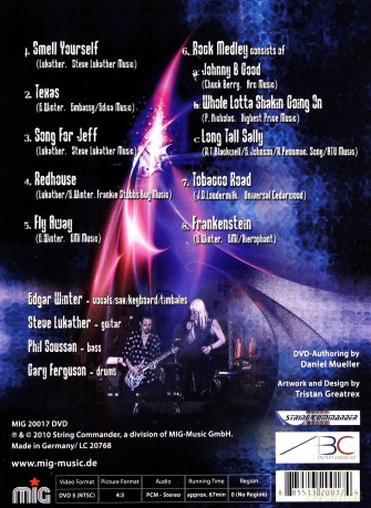 Steve Lukather: Winter, Edgar: Live [DVD]