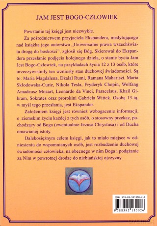 Jam Jest Bogo-Człowiek - Ekspander [KSIĄŻKA]