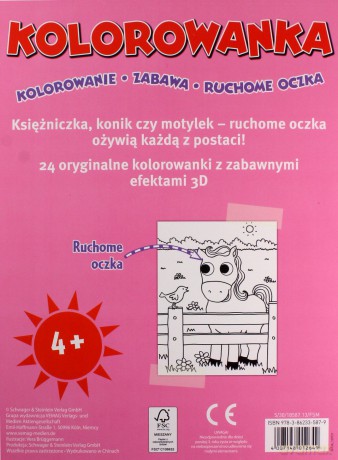 Kolorowanka Dziewczynka [KSIĄŻKA]