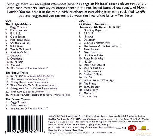Madness: Absolutely [2CD]