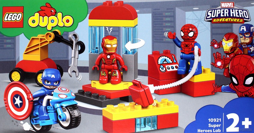 LEGO DUPLO Super Heroes Laboratorium superbohaterów (10921) [KLOCKI]