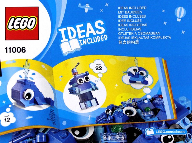 LEGO Classic Niebieskie klocki kreatywne (11006) [KLOCKI]