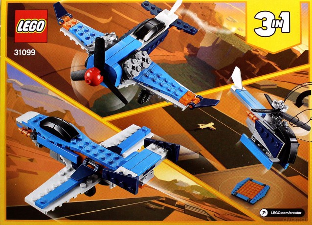 LEGO Creator Samolot śmigłowy (31099) [KLOCKI]