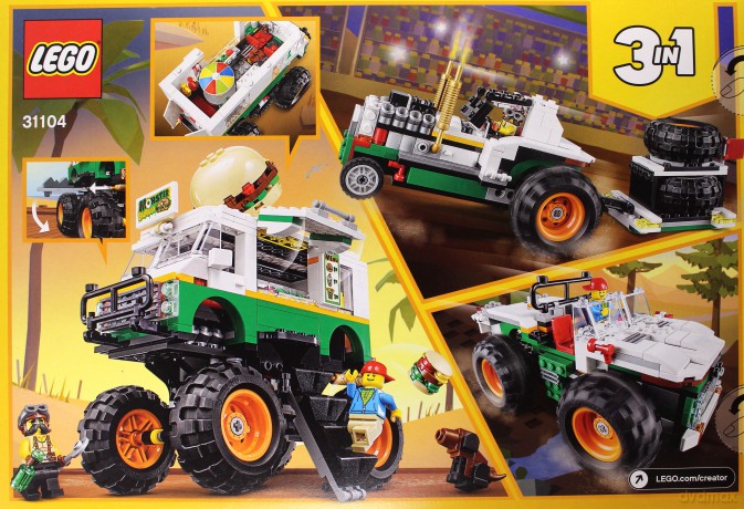 LEGO Creator Monster truck z burgerami (31104) [KLOCKI]