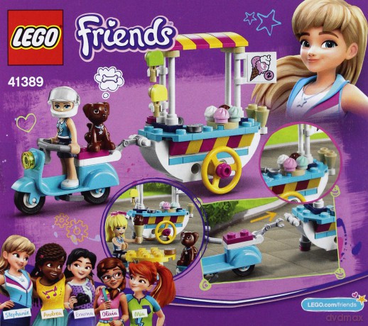 LEGO Friends Wózek z lodami (41389) [KLOCKI]