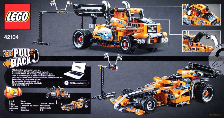 LEGO Technic Ciężarówka wyścigowa (42104) [KLOCKI]