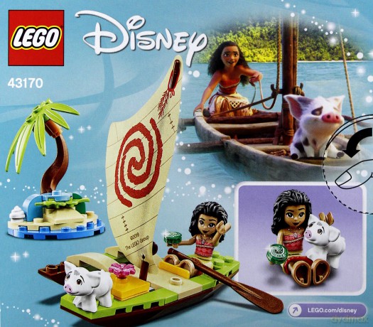 LEGO Disney Princess Oceaniczna przygoda Vaiany (43170) [KLOCKI]