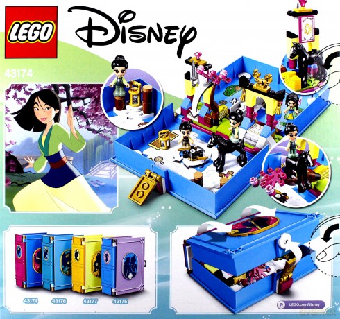 LEGO Disney Princess Książka z przygodami Mulan (43174) [KLOCKI]