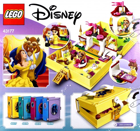 LEGO Disney Princess Książka z przygodami Belli (43177) [KLOCKI]