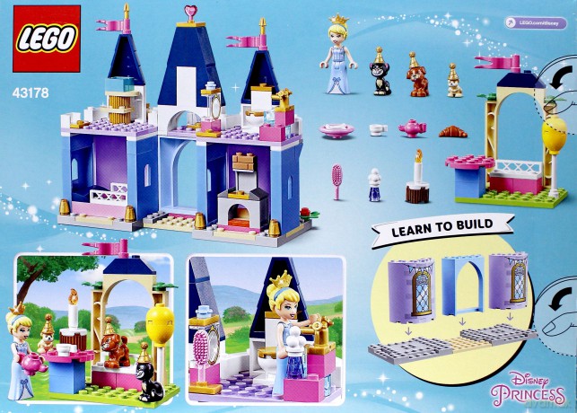 LEGO Disney Princess Przyjęcie w zamku Kopciuszka (43178) [KLOCKI]