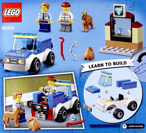 LEGO City Oddział policyjny z psem (60241) [KLOCKI]