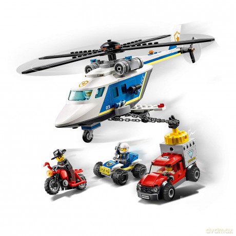 LEGO City Pościg helikopterem policyjnym (60243) [KLOCKI]