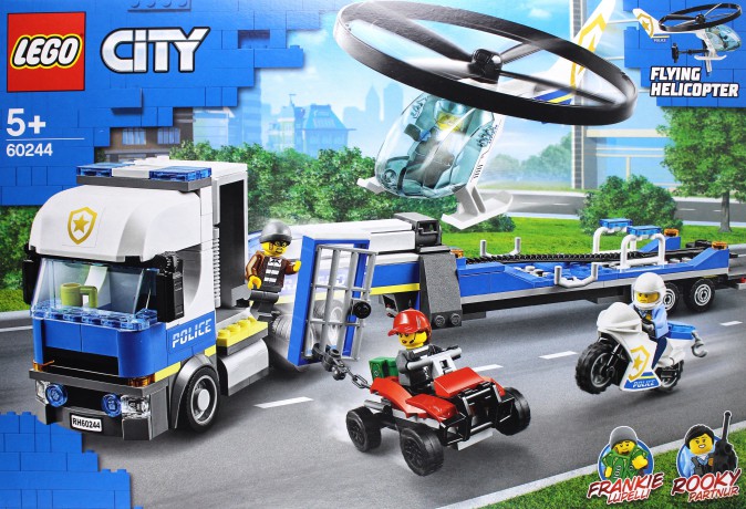 LEGO City Laweta helikoptera policyjnego (60244) [KLOCKI]