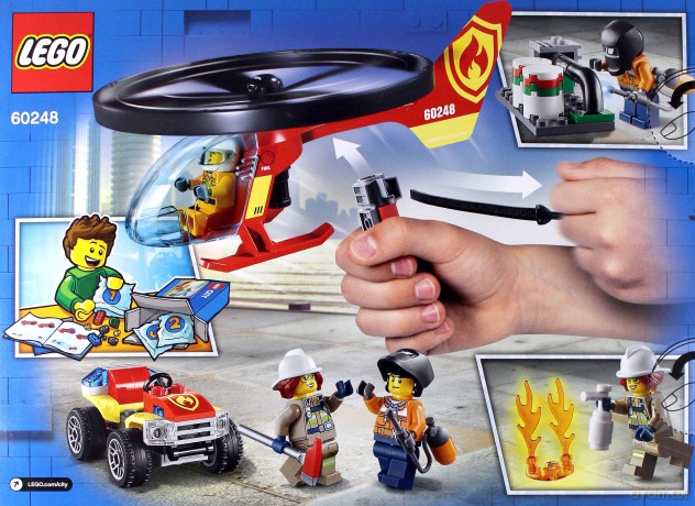 LEGO City Helikopter strażacki leci na ratunek (60248) [KLOCKI]
