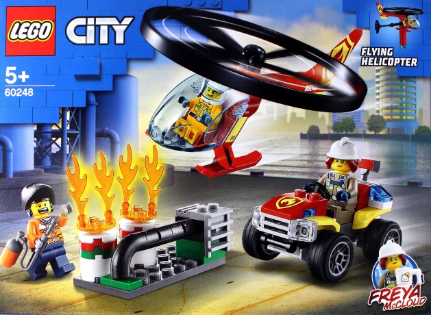 LEGO City Helikopter strażacki leci na ratunek (60248) [KLOCKI]
