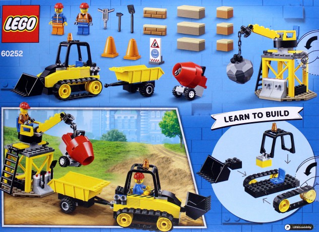 LEGO City Buldożer budowlany (60252) [KLOCKI]
