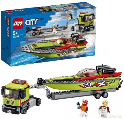 LEGO City Transporter łodzi wyścigowej (60254) [KLOCKI]