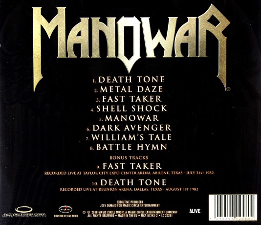 Manowar: Battle Hymns Mmxi [CD]