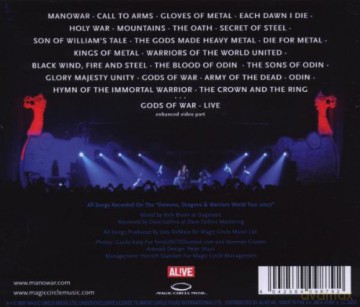 Manowar: Gods Of War Live [2CD]