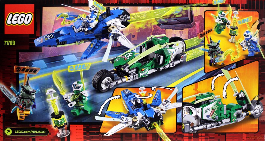 LEGO Ninjago Wyścigówki Jaya i Lloyda (71709) [KLOCKI]