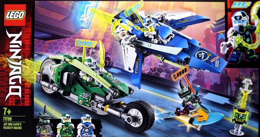LEGO Ninjago Wyścigówki Jaya i Lloyda (71709) [KLOCKI]