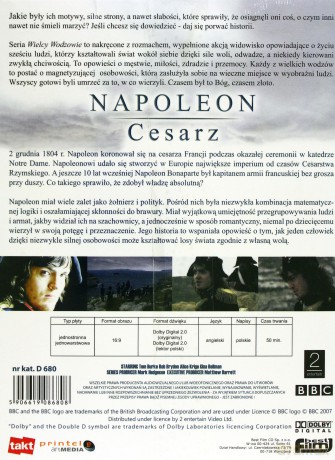 Kolekcja Wielcy Wodzowie: Napoleon (BBC) (digipack) [DVD]