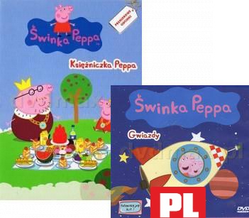 Świnka Peppa: Księżniczka Peppa / Gwiazdy Pakiet [2DVD]