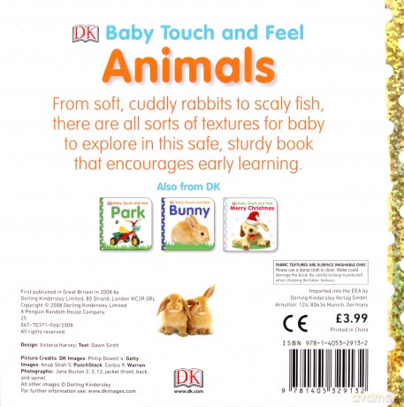 Baby Touch and Feel Animals [KSIĄŻKA]