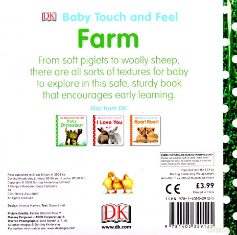 Baby Touch and Feel Farm [KSIĄŻKA]