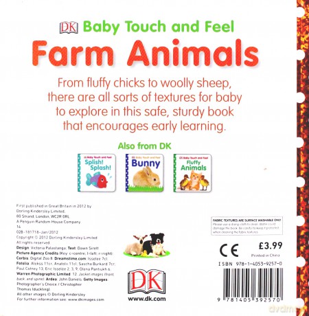 Baby Touch and Feel Farm Animals [KSIĄŻKA]