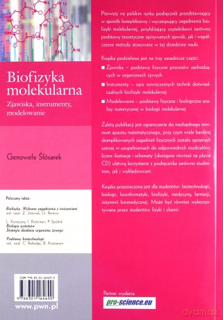 Biofizyka molekularna - Genowefa Ślusarek [KSIĄŻKA]