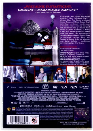 Mroczne cienie [DVD]