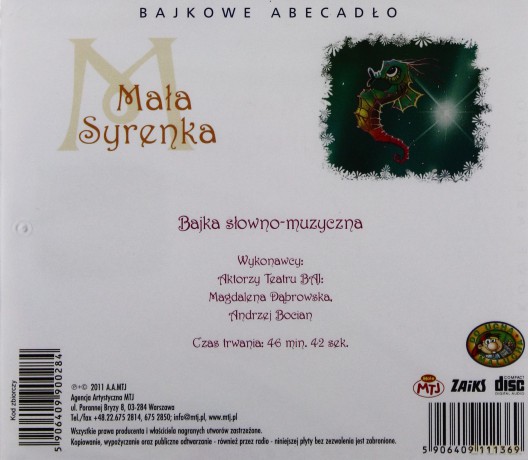 Mała Syrenka - Aktorzy Teatru Baj [AUDIOBOOK] [CD]