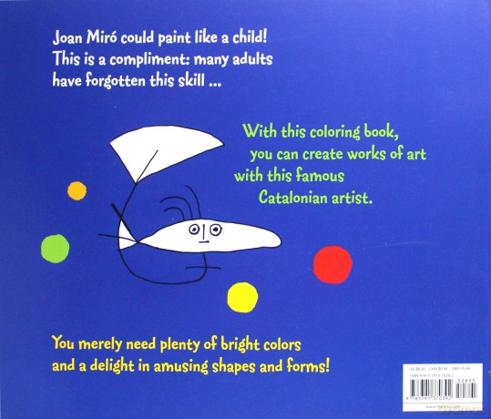 Coloring Book: Joan Miro - Annette Roeder [KSIĄŻKA]