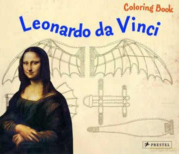Coloring Book: Leonardo Da Vinci - Inge Sauer [KSIĄŻKA]