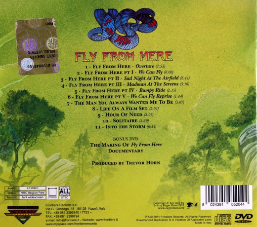 Yes: Fly From Here Limited Edition (digipack) [CD]+[DVD]