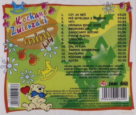Mini Hity - Kochane Zwierzaki [CD]