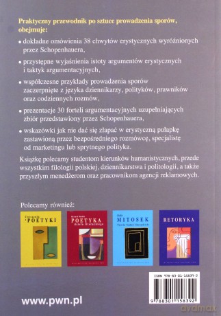 Erystyka czyli o sztuce prowadzenia sporów - Agnieszka Budzyńska-Daca, Jacek Kwosek [KSIĄŻKA]