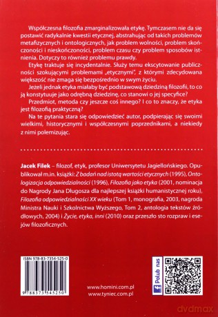 Etyka Reinterpretacja - Jacek Filek [KSIĄŻKA]