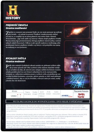 Kosmos - Tajemnice Wszechświata 21: Prędkość Światła [DVD]