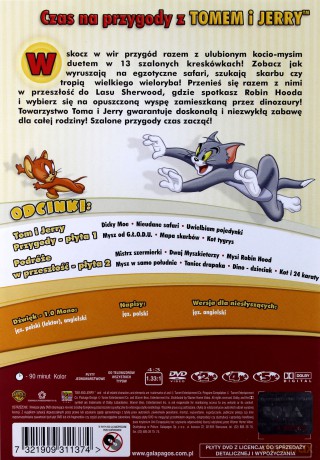 Tom i Jerry. Szalone przygody część 2 [2DVD]