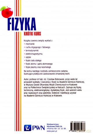Fizyka krótki kurs - Czesław Bobrowski [KSIĄŻKA]
