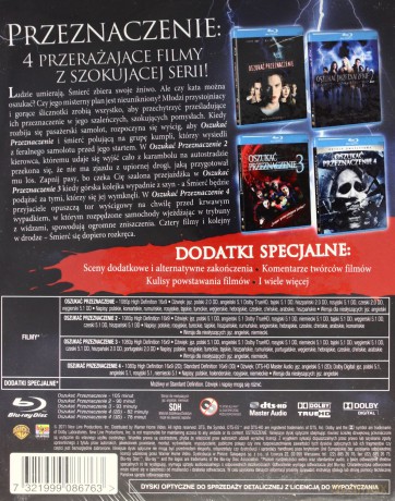 Oszukać przeznaczenie Quadrilogy 1-4 [4Blu-Ray]