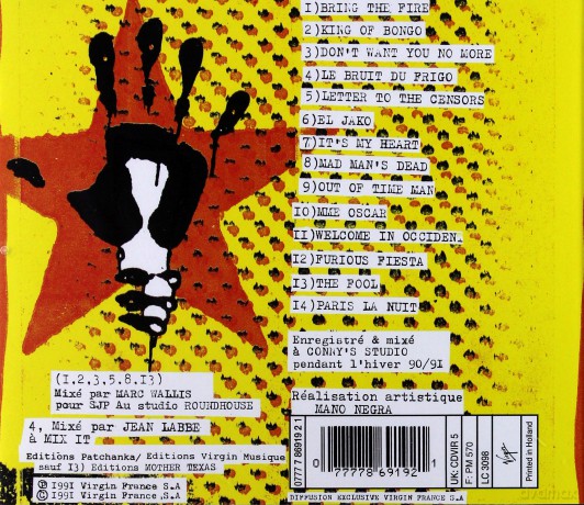 Mano Negra: King Of Bongo [CD]