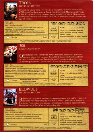Box Waleczny 2: Troja | 300 | Beowulf [6DVD]