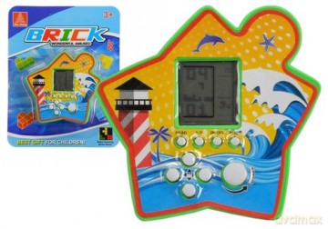Gra Elektroniczna Kieszonkowa Tetris Gwiazdka [GRA]