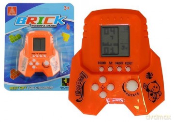 Gra elektroniczna Tetris Bricks rakieta pomarańczowy [GRA]