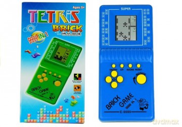 Gra Elektroniczna Tetris kieszonkowa niebieska [GRA]
