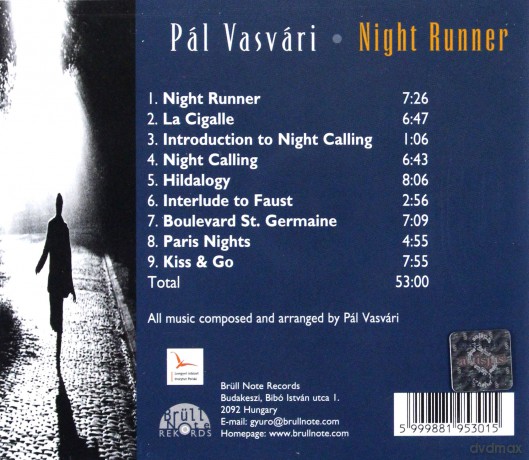 Pal Vasvari: Night Runner [CD]