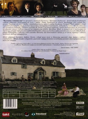 Rozważna i romantyczna [3DVD] (Kolekcja Jane Austen BBC) 